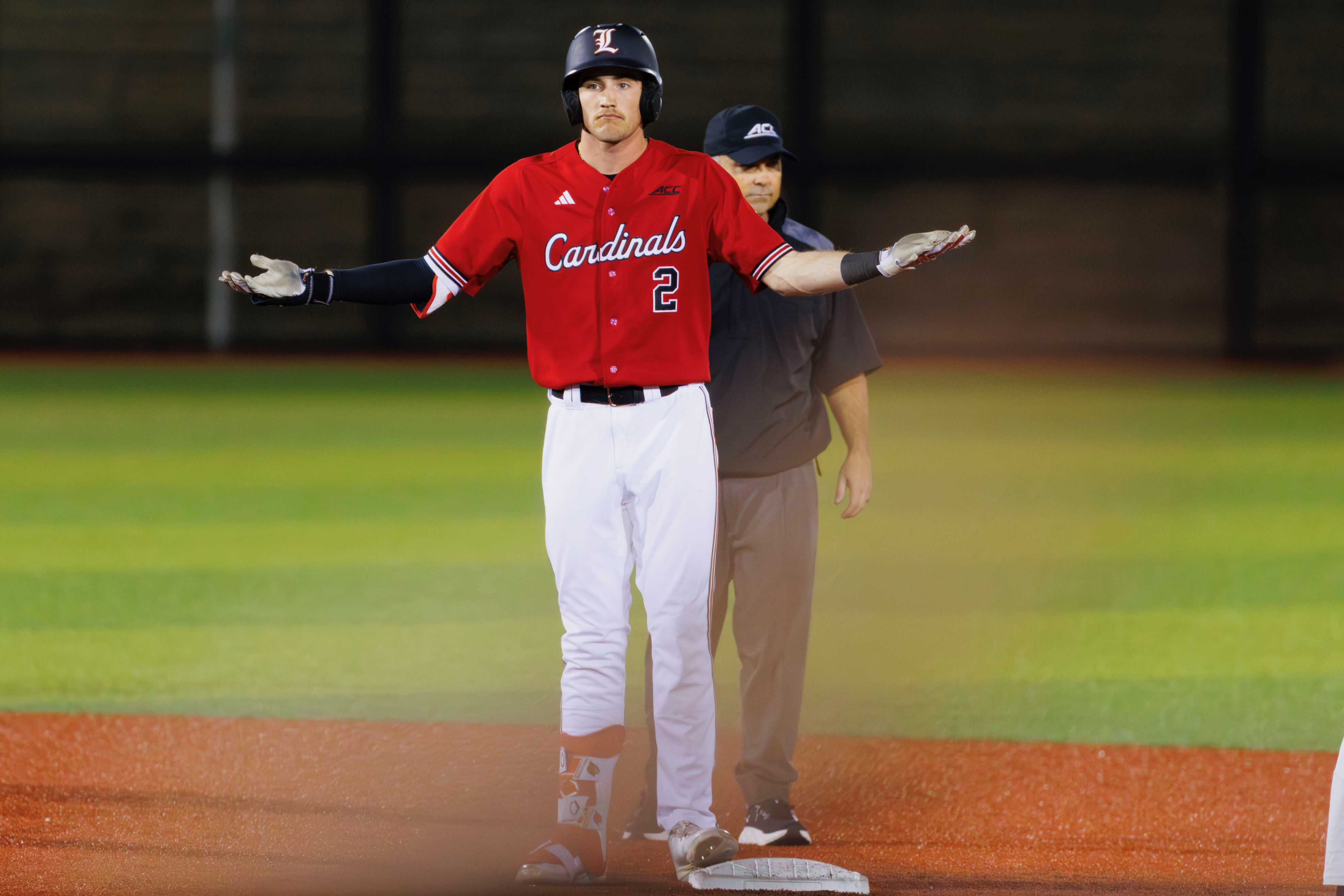 Garret Pike On-Field Celebration